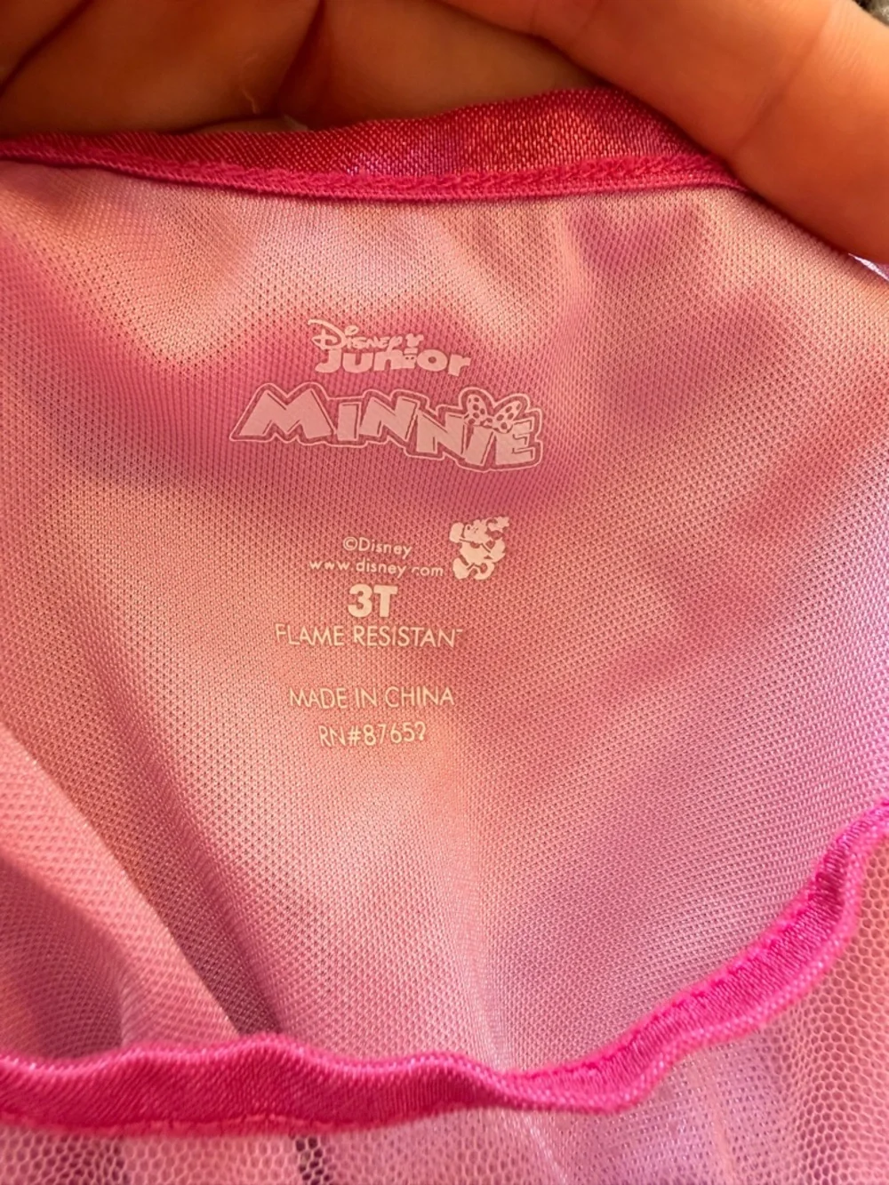 Disney Pink Polka Dot Minnie Mouse Nightgown Dress - Picture 2 of 2